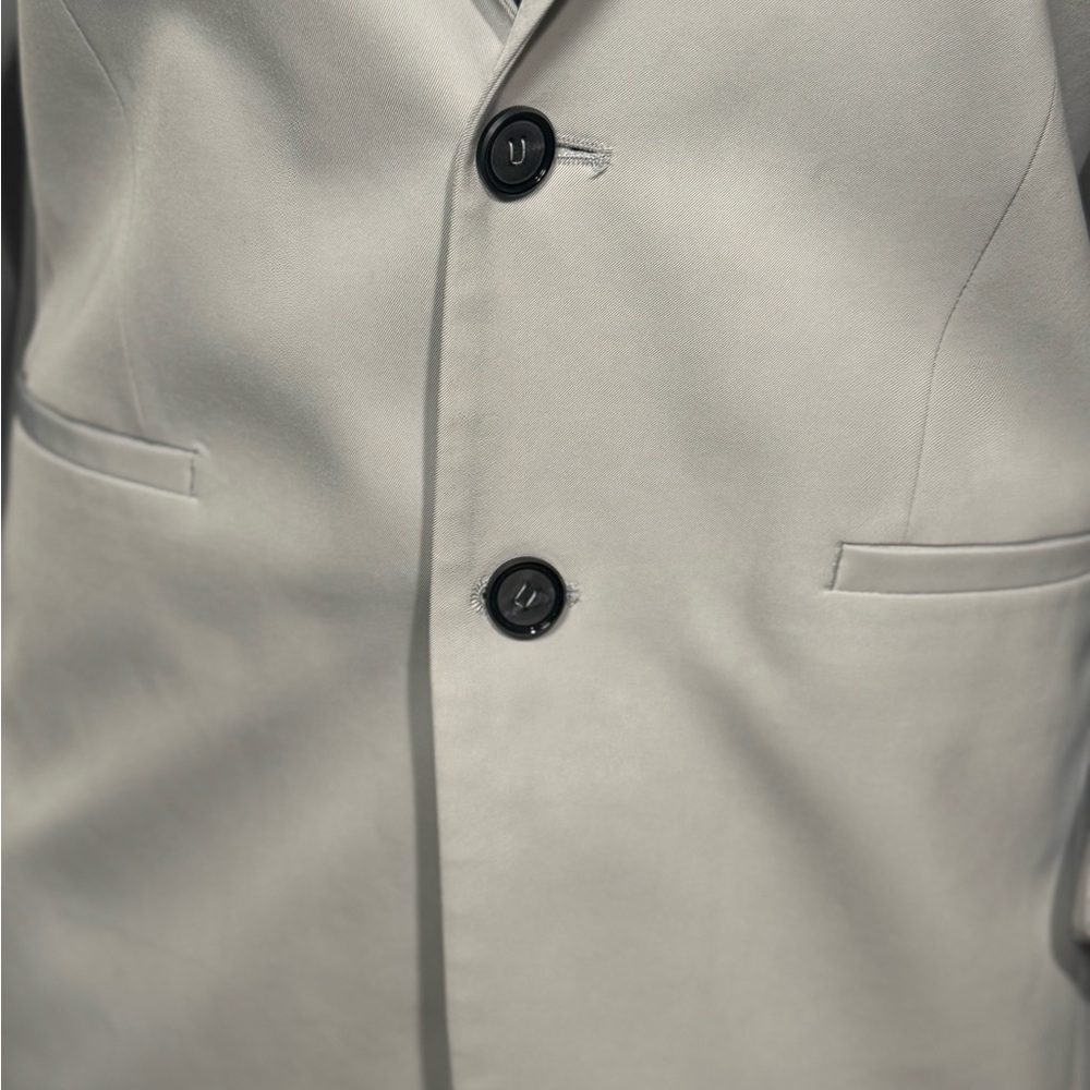 Zara Man Cream Blazer - Picture 3 of 5